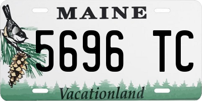 ME license plate 5696TC