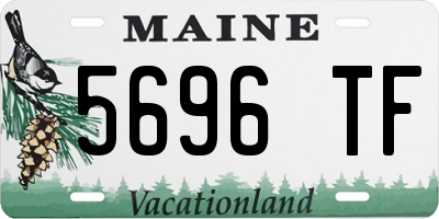 ME license plate 5696TF