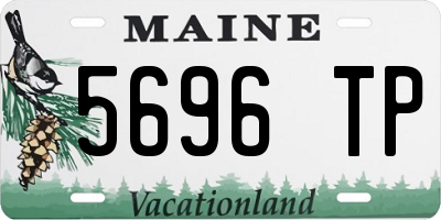 ME license plate 5696TP