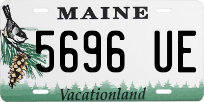 ME license plate 5696UE