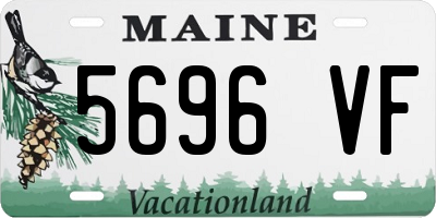 ME license plate 5696VF