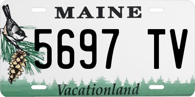 ME license plate 5697TV