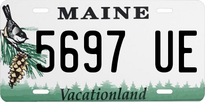 ME license plate 5697UE