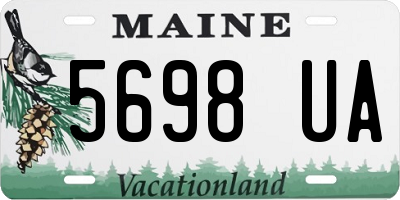 ME license plate 5698UA