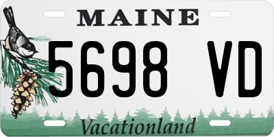 ME license plate 5698VD