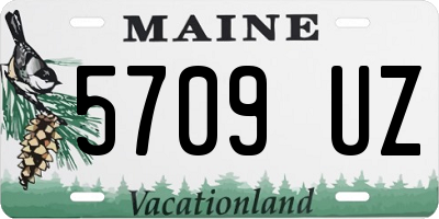 ME license plate 5709UZ