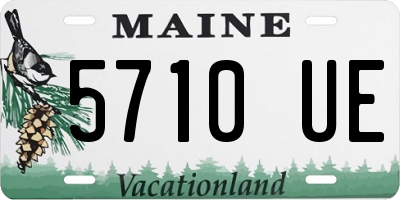 ME license plate 5710UE