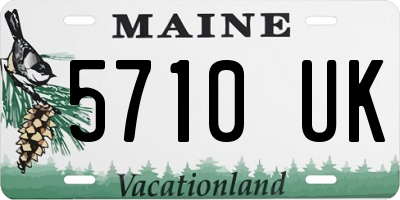 ME license plate 5710UK