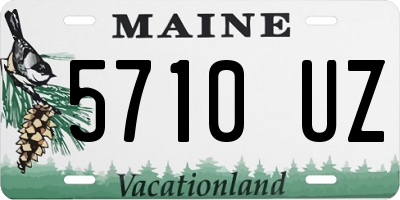 ME license plate 5710UZ