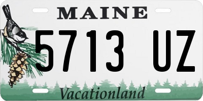 ME license plate 5713UZ