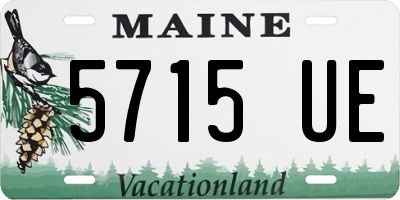 ME license plate 5715UE