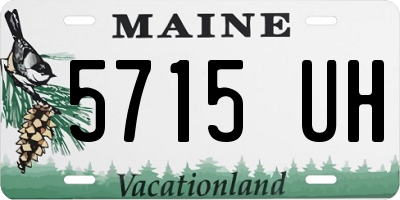 ME license plate 5715UH