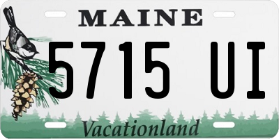 ME license plate 5715UI