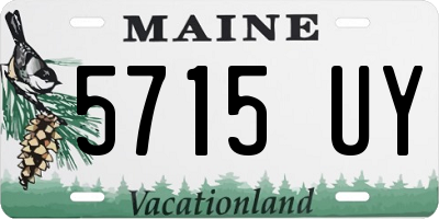 ME license plate 5715UY