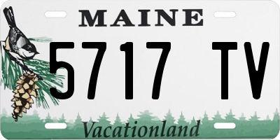 ME license plate 5717TV