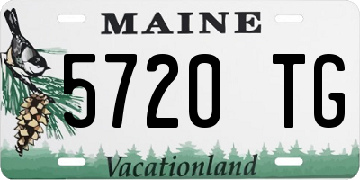 ME license plate 5720TG