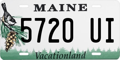 ME license plate 5720UI