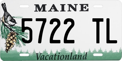 ME license plate 5722TL