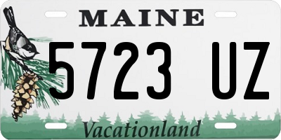 ME license plate 5723UZ