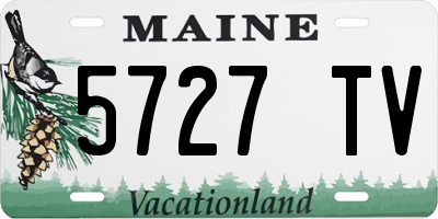 ME license plate 5727TV