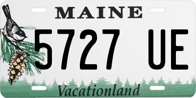 ME license plate 5727UE