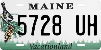 ME license plate 5728UH