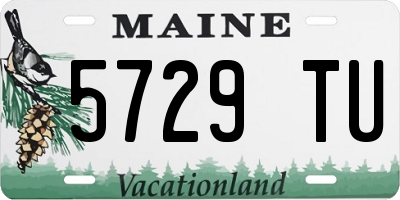 ME license plate 5729TU