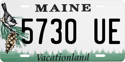 ME license plate 5730UE