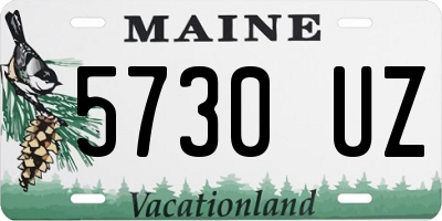 ME license plate 5730UZ