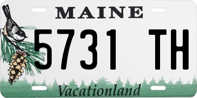 ME license plate 5731TH