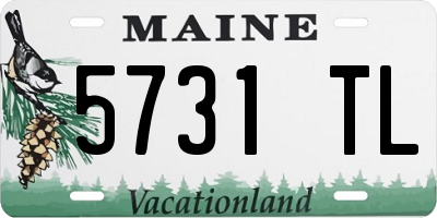 ME license plate 5731TL