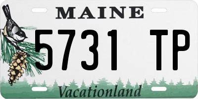 ME license plate 5731TP