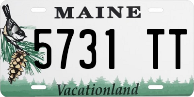 ME license plate 5731TT