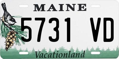 ME license plate 5731VD