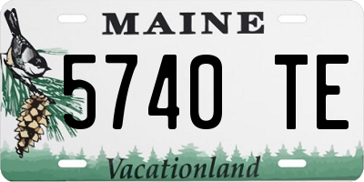 ME license plate 5740TE