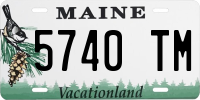 ME license plate 5740TM