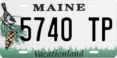 ME license plate 5740TP