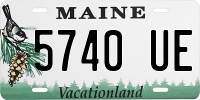 ME license plate 5740UE