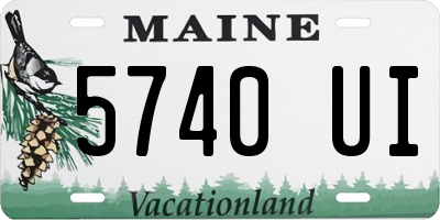ME license plate 5740UI