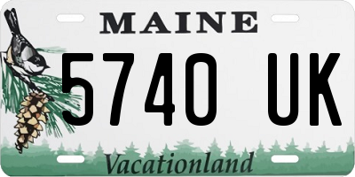 ME license plate 5740UK