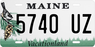 ME license plate 5740UZ