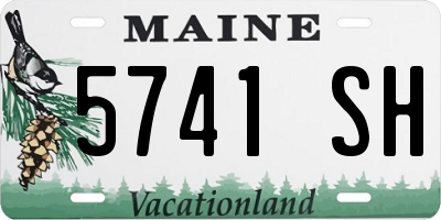 ME license plate 5741SH