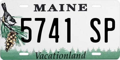 ME license plate 5741SP