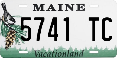 ME license plate 5741TC