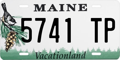 ME license plate 5741TP