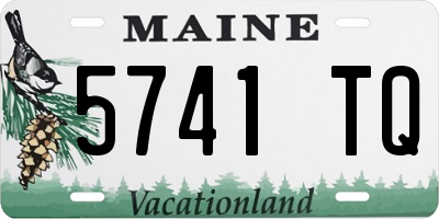 ME license plate 5741TQ