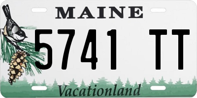 ME license plate 5741TT
