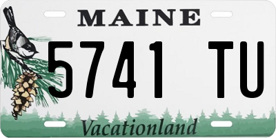 ME license plate 5741TU
