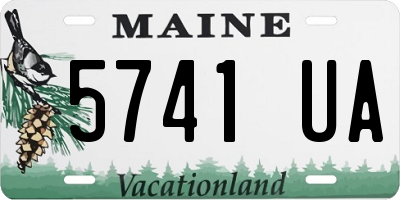 ME license plate 5741UA
