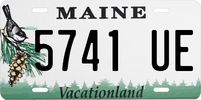 ME license plate 5741UE